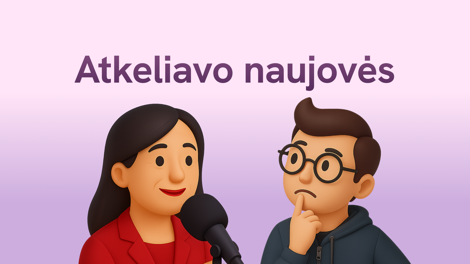 Nauja: įgarsinimas, skaidrės, fizika, chemija bei ekonomika